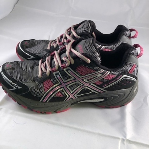 Asics T383N Gel-Venture 4 Pink Gray Black - Picture 2 of 7